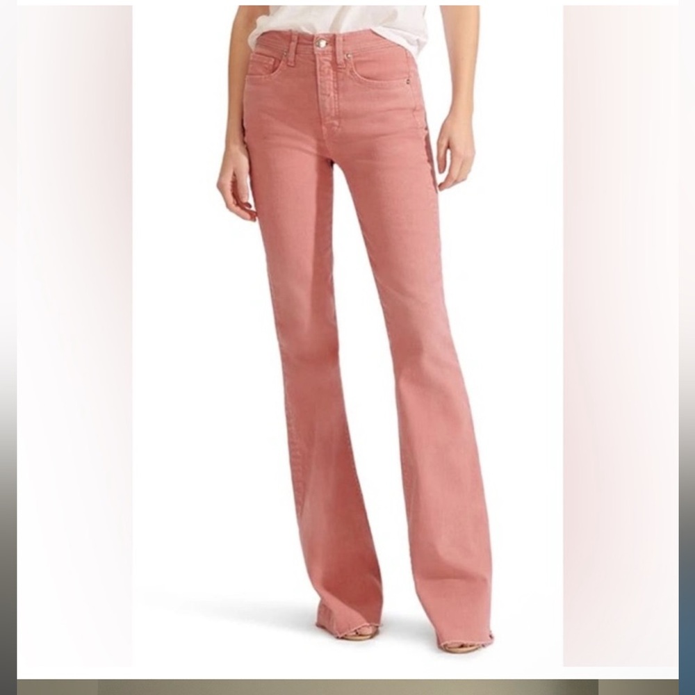 Veronica Beard Beverly High Waist Skinny Flare Jeans